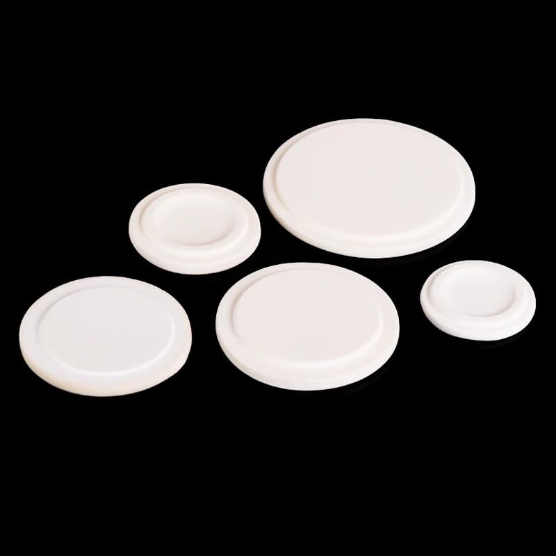 Couvercle en alumine 99% D60xH6mm circulaire avec convexité intérieure