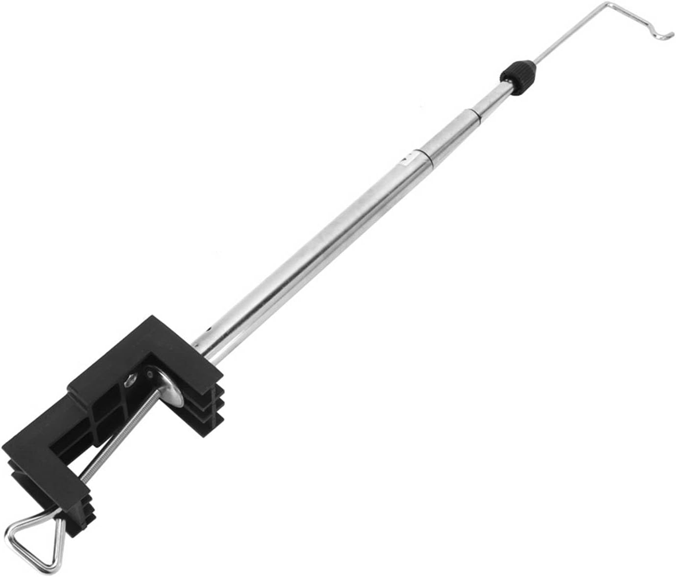 Rotary Grinder Flex Shaft Hanger Adjustable Steel Rod with 360° Swivel, Heavy Duty Bench Clamp Holder Stand for Flex Shaft Use