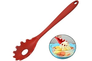 Silicone Spaghetti Spoon: Masterfully Serve and Drain Pasta with Precision