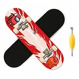 Wooden Fingerboard, Mini Finger Skateboards Toys, Professional Board Ultimate Sport Training Props w