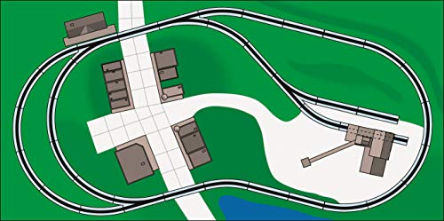 Bachmann Trains Snap-Fit E-Z Track World’s Greatest Hobby Track Pack - Steel Alloy Rail With Black Roadbed - Ho Scale , White Medium #TOP4