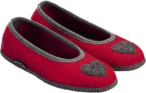 HAFLINGER Cordial Rubin, Walkstoff Rosso 39