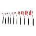 Vander Makeup brushes10 Pcs Fashionable Professional Super Soft Oval Toothbrush Makeup Brush Set Foundation Brushes Contour Powder Blush Concealer Eyeliner Brush Cosmetics Tool Christmas Gift