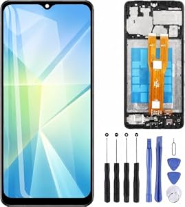 ZOETEC Bildschirmersatz für Samsung Galaxy A16 4G SM-A165F, A165M, LCD-Display, Touchscreen, Digitizer, komplette Montage mit Rahmen, Reparaturwerkzeug-Set