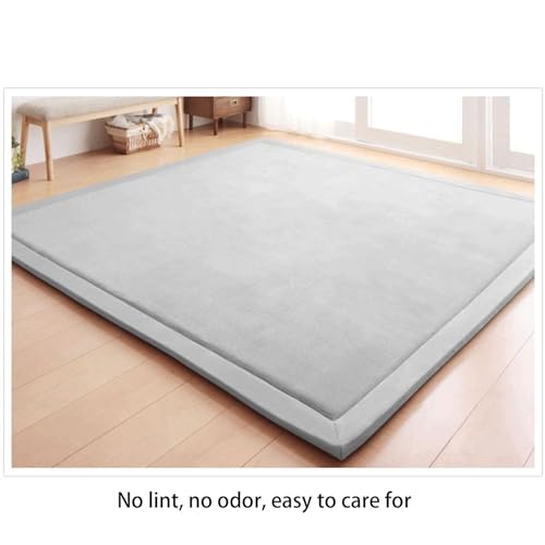 Alfombra moderna de terciopelo fácil de limpiar para proteger el suelo del sofá 3