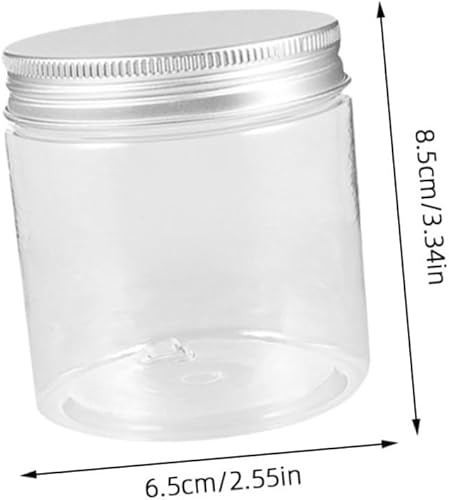 Miniatura 2 de DOITOOL 6 tarros de aluminio con tapa para botella con tapa, latas de gelatina de frutas, botellas de masón, latas vacías rellenables, mini tarros