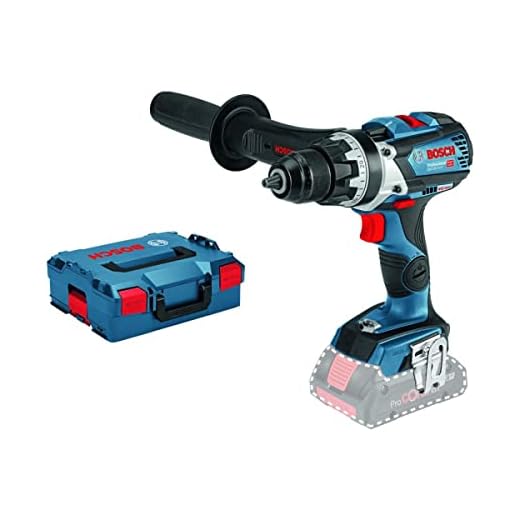 Bosch Professional 18V System sladdlös borrskruvdragare GSR 18V-110 C (max. vridmoment: 110 Nm, max. skruv-Ø: 12 mm, utan batteri och laddare, i L-BOXX 136)