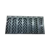 Tableau des tailles : Zambuph Distributeur de billets de poche noir, organisateur pratique et unique pour 8 coupures d\'euros, idéal pour offrir. Boîte de rangement pour billets en euros.