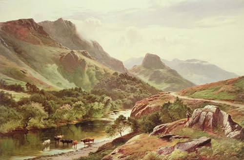 Impression sur toile Borrowdale de Sidney Richard Percy pour décoration salon moderne