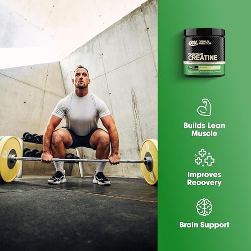Optimum Nutrition Creatine, Micronized Creatine Monohydrate Powder, Supports Strength & Recovery, Banned Substance Tested, Unflavored, 5g per Serving, 60 Servings - 2