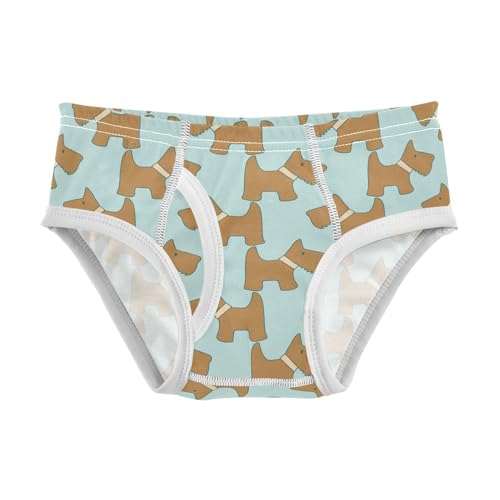 Cotton Little Boys Briefs Soft Cute Scotch Terriers Toddler Underwear