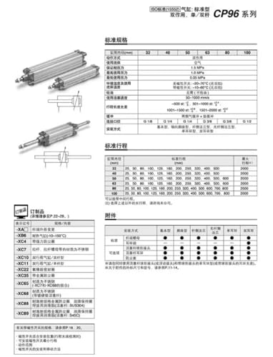 Cylindre Standard CP96SB32-50C pièce unitaire pour maintenance de précision - 7