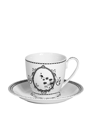 Mimex Miss Blackbirdy Theekop/aucer, 7 oz