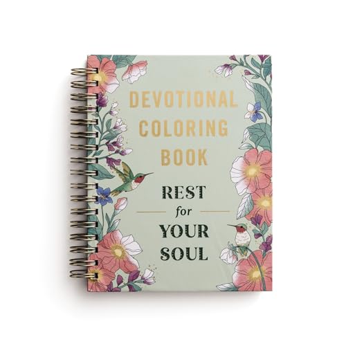 Rest For Your Soul: Devotional Adult Coloring Book (77 Daily Devotions and Coloring Pages to Restore Your Spirit) – The Perfect Gift for Christian Women (Faith Inspired Creativity) - image 1