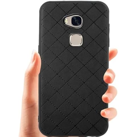 LeeWent The Mobile Phone case is Strong and Non-Slip with Rubber TPU Mobile Phone Protection Silicone Soft Bumper Black Cover