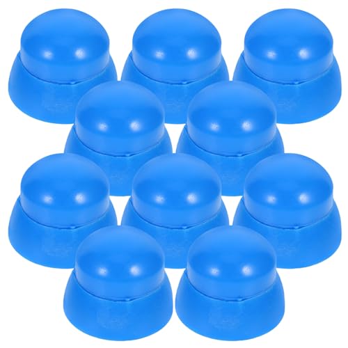 Milisten 10Pcs Dark Blue Playground Nut Caps Plastic Screw Bolt Protective Covers for Outdoor Play Equipment Slide Attachments Safety