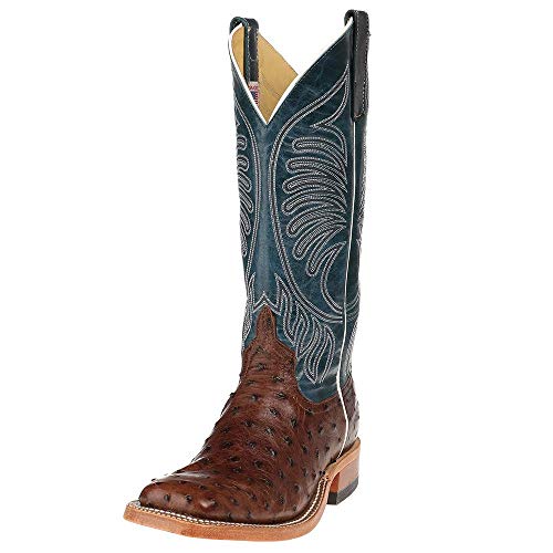 Anderson Bean Men's Kango Tabac Mad Dog Full Quill Ostrich Cowboy Boot Tobac 11.5 D