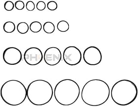 PHOENIX Square Rubber Belt, Set of 20, Rubber Belt, 0.04 inch (1 mm), Repair, Replacement, Repair, CD, DVD, Boombox, BD Recorder, General Purpose