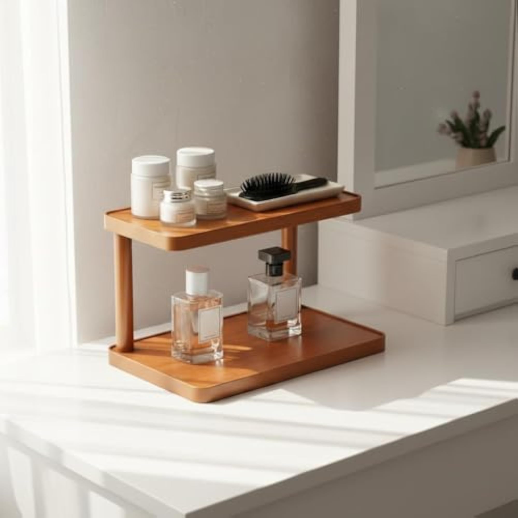 Space Saving Cosmetic Organizer Stand