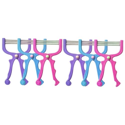 minkissy 2sets Facial Hair Removal Device Painless Hair Remover Spring Shavers Portable Tool for Cheeks 3pcs*2