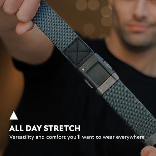 Image of Arcade Belts Motion Lightweight Stretch Belt, Unisex | For men and women, purposed elastic webbing, micro adjustable buckle, for casual, work, dress, travel