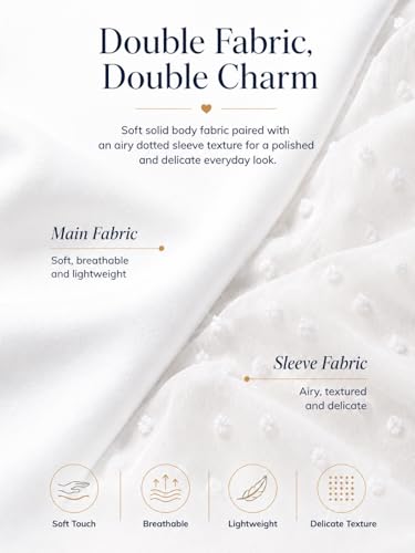 Image of Girls Button Down Blouse with Peter Pan Collar - Classic Short-Sleeve Kids Shirt Top