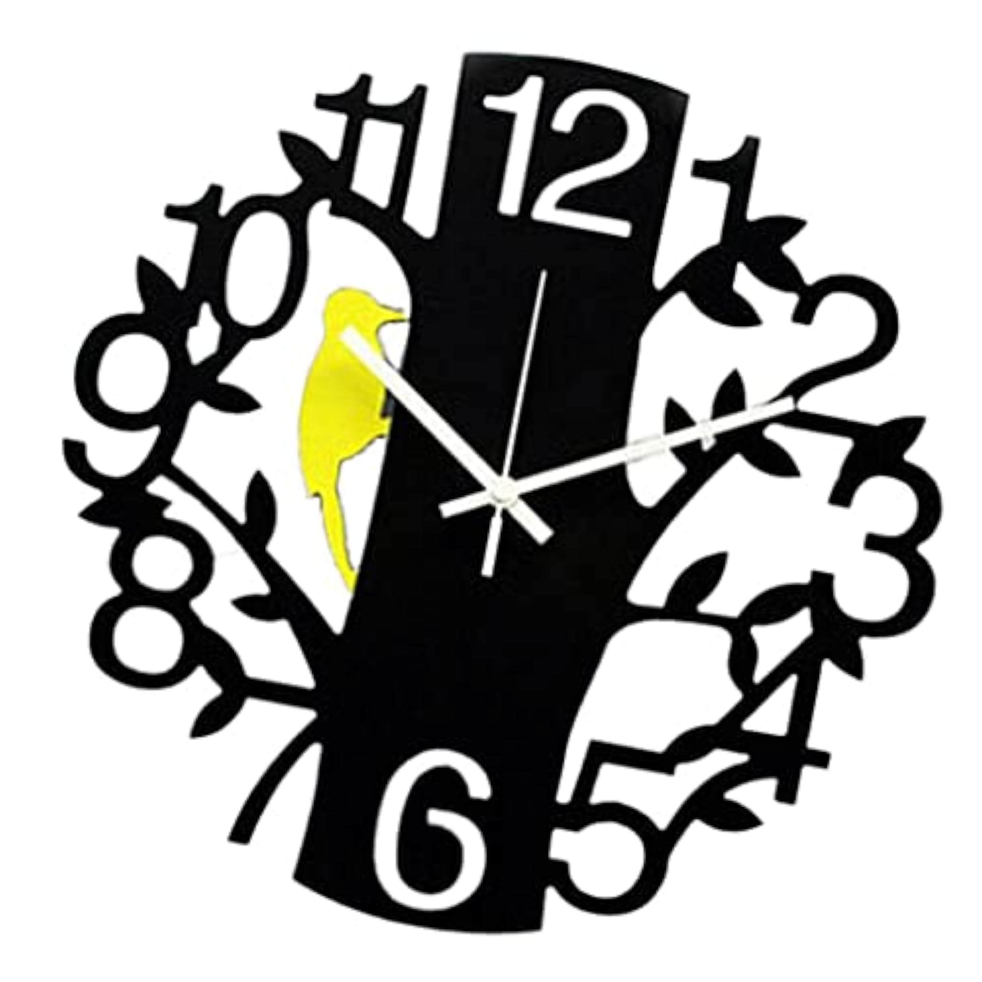 Tree Shaped Wall Clock, Decorative Quartz Clock