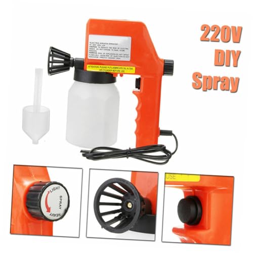 Outil de pulvérisation pour surfaces difficiles HEMOTON 220v atomiseur haute précision orange - 8