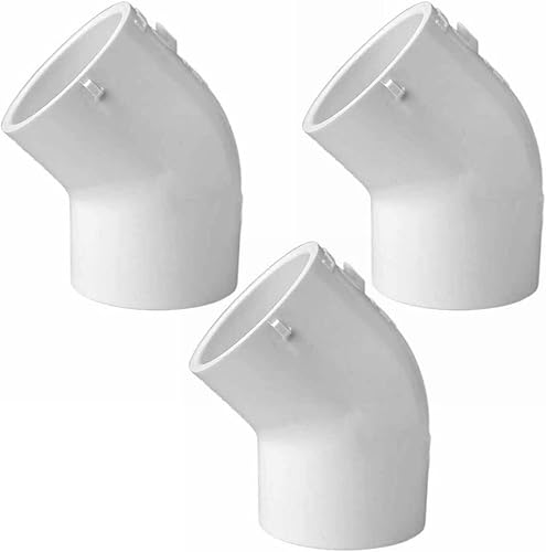 Miniatura 1 de MaxLLTo Reemplazo 1-12 pulgadas X 1-12 pulgadas Slip X Slip PVC 45 grados codo SCH 40 para PrimeX 88276 (paquete de 3)