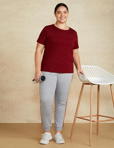Image of Amazon Brand - Symbol Women Ankle Lenght Regular Fit All-Season Jogger Track Pant (Available in Plus Sizes)