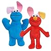 Just play sesame street easter small plush bundle 9 inch tall elmo and cookie monster stuffed animals kids toys for ages 18 month  urban country home decor