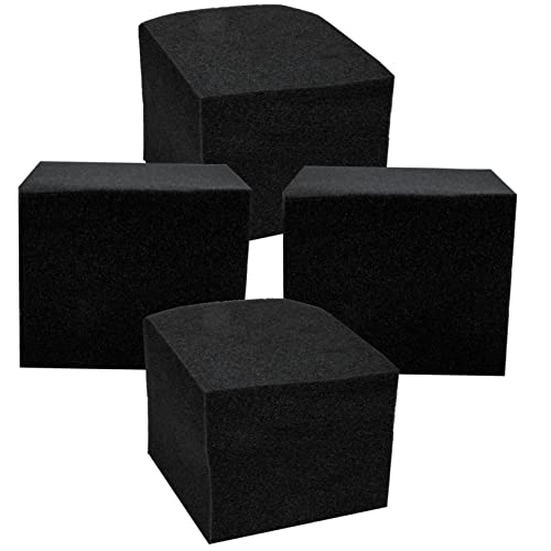 4 Piezas Paneles de Esponja Acústica para Absorción de Sonido Bloques de Aislamiento Fácil Instalación para Estudios Oficinas Teatros en Casa Reducción de Ruido miniatura 1