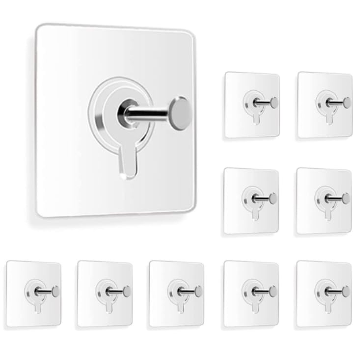 Abhiraj Gadgets Photo Frame Wall Hooks – Pack of 20 | Heavy Duty No-Drill Picture Hanging Hooks for Home, Clock & Wall Decor Use