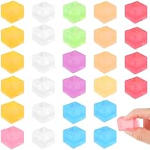 28 Pcs Stress Balls Fidget Toys, Ice Cube Sensory Squishy Fidget Toys Square Squeeze Balls for Kids Adults Anxiety Stress Relief, Classroom Prizes, Birthday Gifts Party Favors