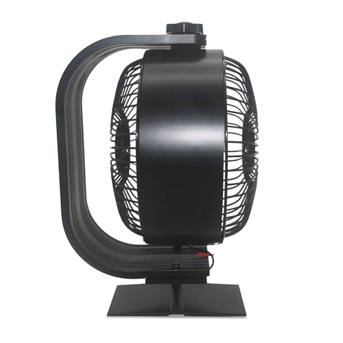 Ofenventilator 360-Grad Kamine Wärmeantrieb 4 Aluminiumflügel 35 Geräuschpegel Für Gleichmäßige Wärmezirkulation Thermisch Für Holzofen