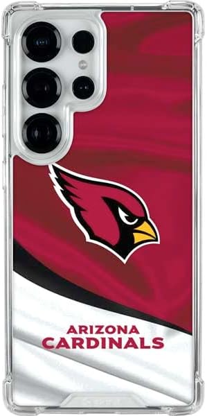 Skinit Clear Phone Case Compatible with Galaxy S25 Ultra - Officially Licensed NFL Arizona Cardinals Design