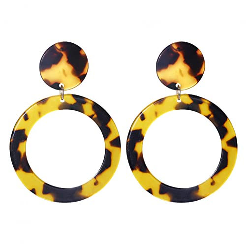 Boucles d'oreilles tendance en résine : le cadeau vintage idéal pour elle