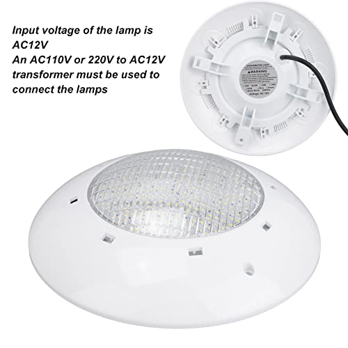 Luces sumergibles para piscina de 35W con bombilla LED blanca de AC12V e impermeable IP68 7