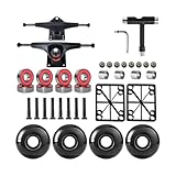 Oxtxuzdm Präzisionsgefertigte 5-Zoll Skateboard Brücke Stoßdämpfende Legierungs Achsen Für Technische Straßenkontrolle Skateboard Achsen Aus Aluminiumlegierung