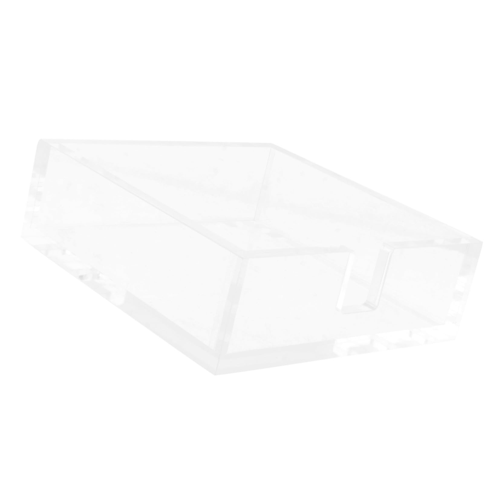 Servilletero de Acrílico Transparente, Organizador de Servilletas | Barras y Banquetes, Tacto Cómodo, Acabado de Calidad, Diseño Claro y Aspecto Fresco