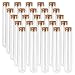 DEPEPE 25pcs 45ml Glass Test Tubes 25x140mm(0.98 x 5.51 inches) with Cork Stoppers, as Bath Salt Containers, for Scientific Experiments, Party Decorations, Candy Storage