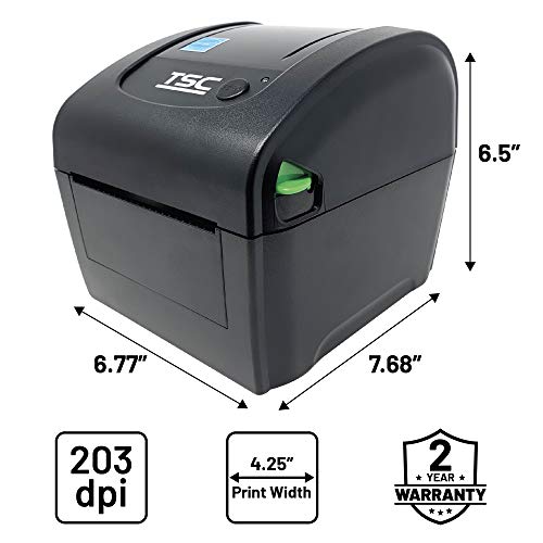 Tsc - B07Ckvb3C7 Da210 Desktop Direct Thermal Label Printer - 4.25", 203 Dpi - Usb 2.0, Black, 11 X 7.6 X 7.2 Inches #TOP1