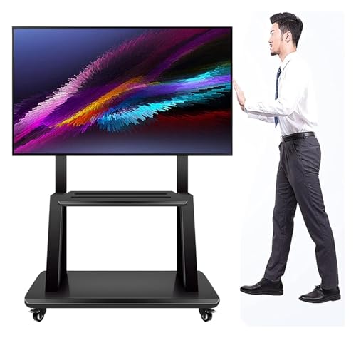 Soporte móvil para TV ajustable hasta 75 pulgadas miniatura 1