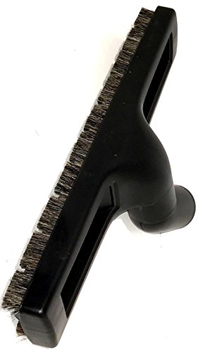 Soft Touch Deluxe Vacuum Cleaner Or Central Vac Hardwood And Bare Floor Or Wall Brush. Natural Delicate Horse Hair Bristles For Thorough Cleaning. Has Female 1 1/4 Id Connection (14 Inch With Wheels) #TOP5