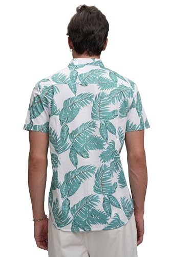 Image of Highlander Men's Floral Print Half Sleeves Shirt | Fresh & Elegant | Vibrant Florals a Stylish Touch