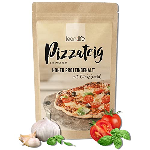 Lean:Life Pizzamischung - Hoher Proteingehalt - Dinkelmehl - fettarm - Made in Germany - 400g Cover