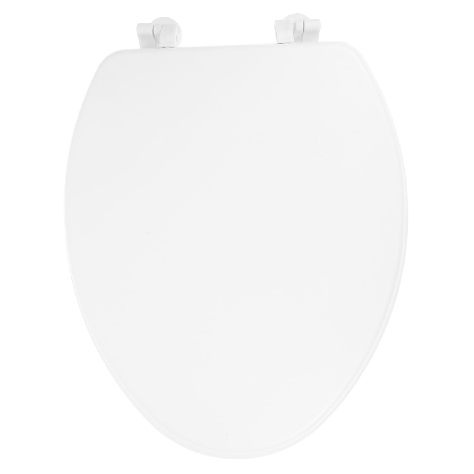 Abattant de toilette rembourré universel blanc pour cuvette ronde