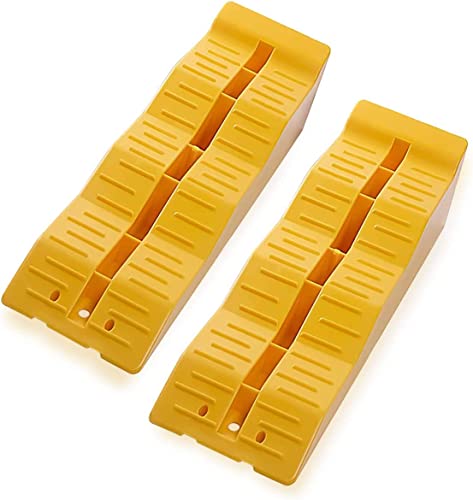 Zonetech TS0007 Automotive Leveling - Premium Quality Camper Trailer Suv Car Wheel Chocks cover