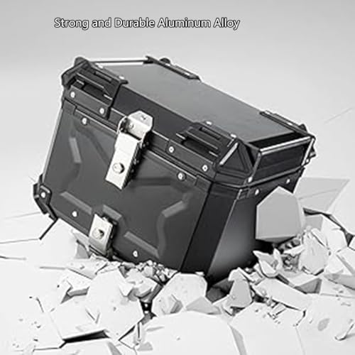 Baúl de moto para rutas y viajes largos con almacenamiento impermeable de 45 litros 6