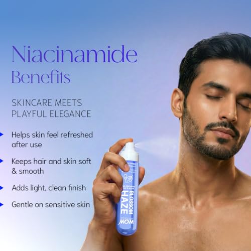Image of WOW Skin Science Blossom Haze Unisex Body & Hair Perfume Mist | Skin-Close Floral Musk Fragrance with Niacinamide | Lightweight, Long-Lasting Mist for Men & Women | Soft Florals into Calm Musky Woods | 100 ml
